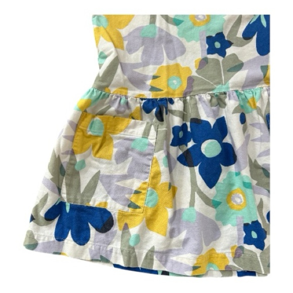 Tea Collection Blue, Yellow & Mint Floral Pocket Dress - Picture 3 of 4